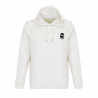 Sweat-shirt Blanc brodé  " La Violette "