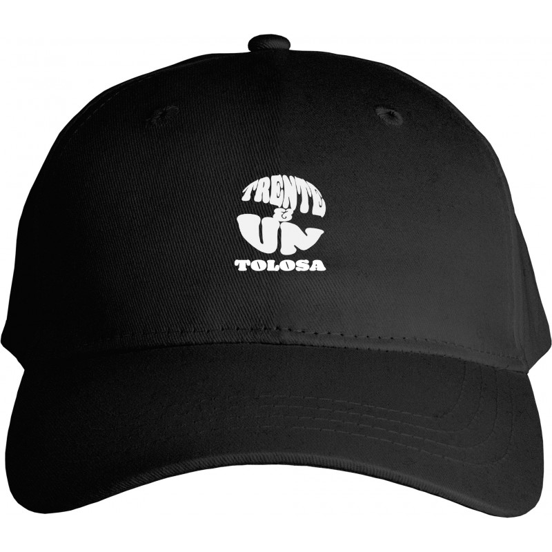 Casquette Noire Brodée " Trente & Un Tolosa