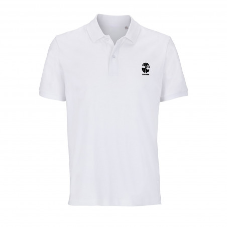 POLO Blanc Brodé " Trente & Un Tolosa "
