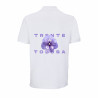 Polo blanc " La Violette"