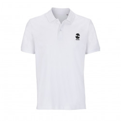 Polo blanc " La Violette"