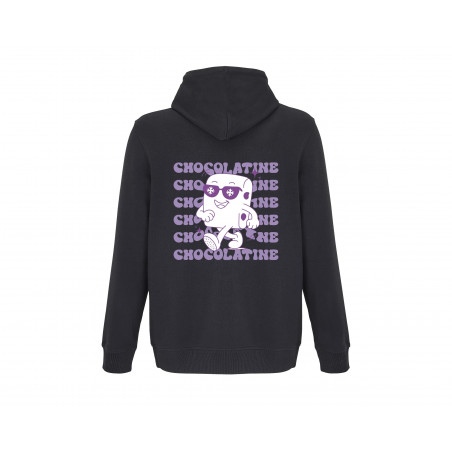 Sweat-Shirt brodé Noir " Chocolatine "