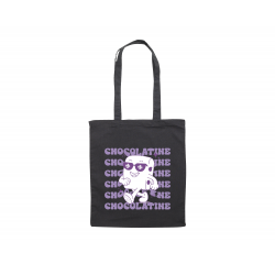 TOTE BAG Noir " Chocolatine "