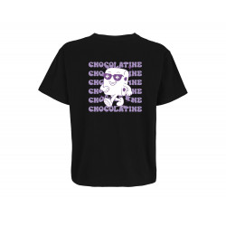 TS OVERSIZE NOIR - CHOCOLATINE