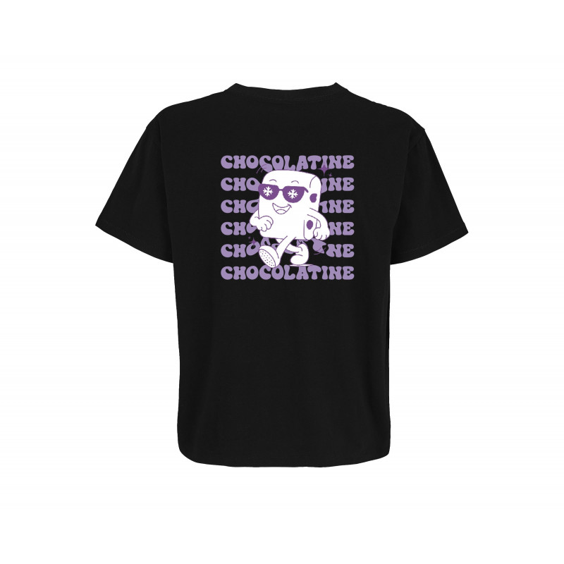 TS OVERSIZE NOIR - CHOCOLATINE