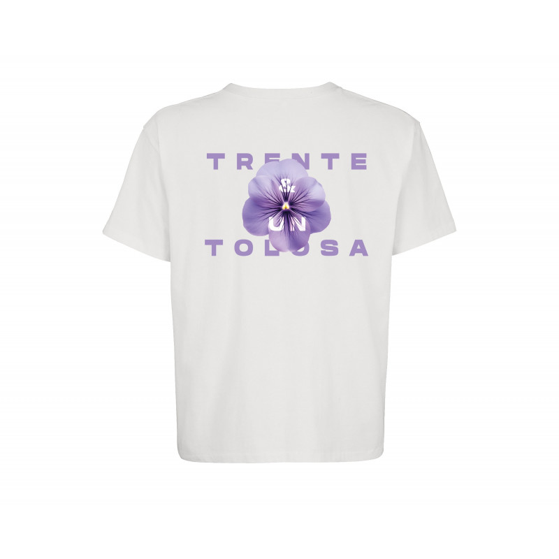 TS OVERSIZE BLANC - LA VIOLETTE
