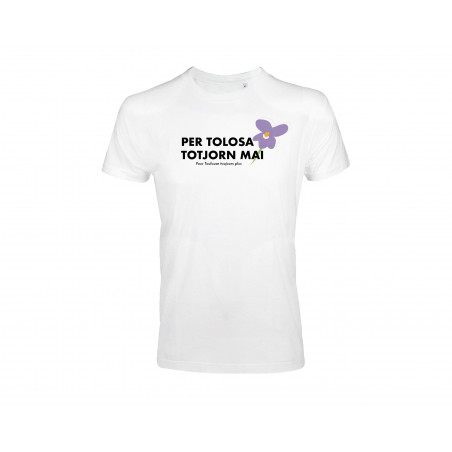 T-SHIRT FIT BLANC - POUR TOULOUSE, TOUJOURS PLUS