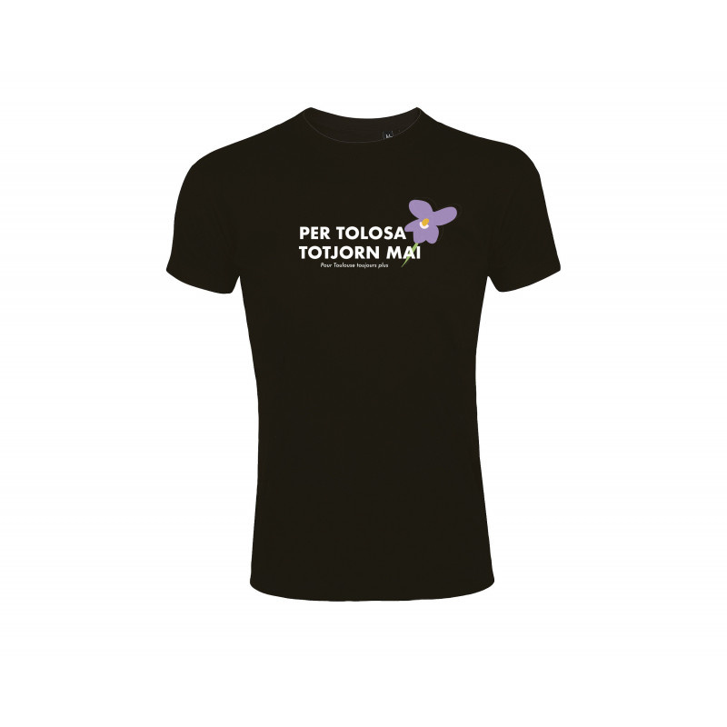 T-SHIRT FIT NOIR - POUR TOULOUSE,TOUJOURS PLUS