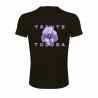 T-Shirt Noir " La Violette "
