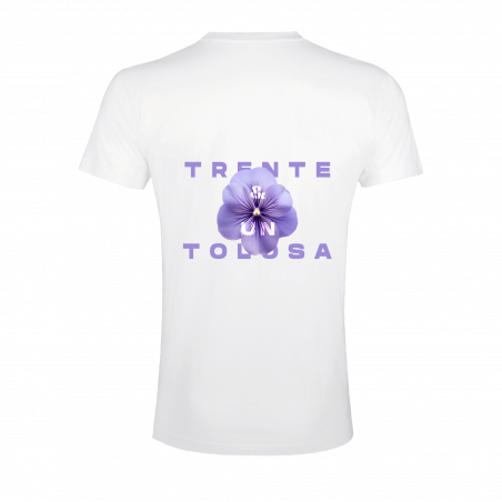 T-Shirt Blanc " La Violette "